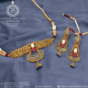 Wedding Design Gold Necklace for Women in Gujranwala